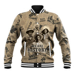 Black Cowboy Baseball Jacket Western Rodeo Melanin Black History