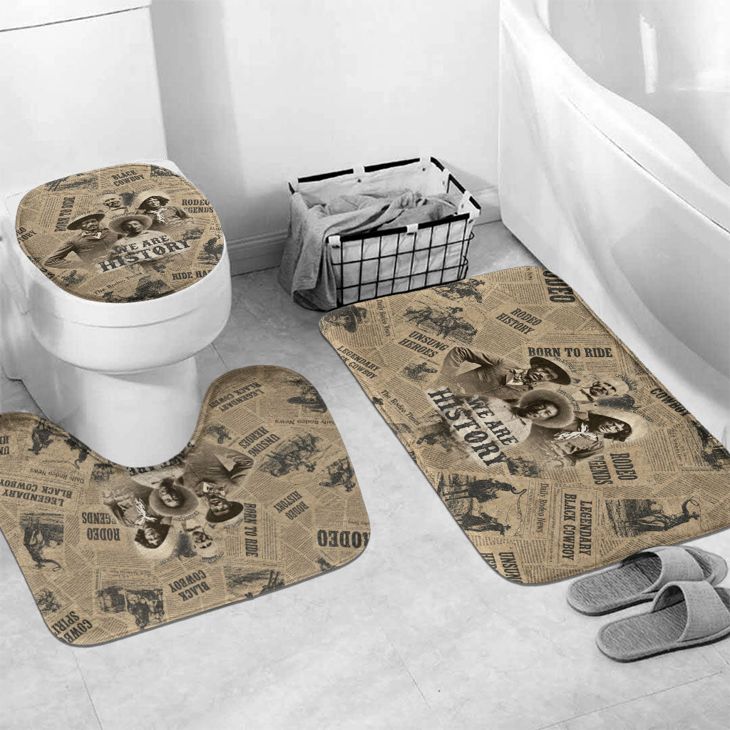 Black Cowboy Bathroom Set Western Rodeo Melanin Black History