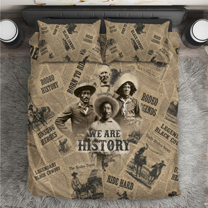 Black Cowboy Bedding Set Western Rodeo Melanin Black History