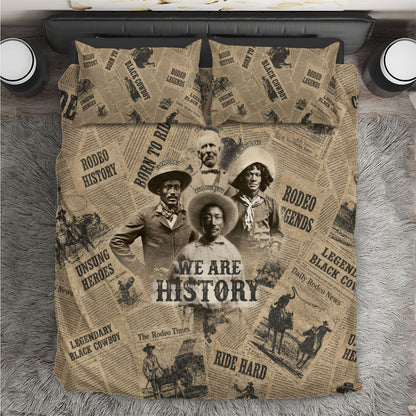 Black Cowboy Bedding Set Western Rodeo Melanin Black History