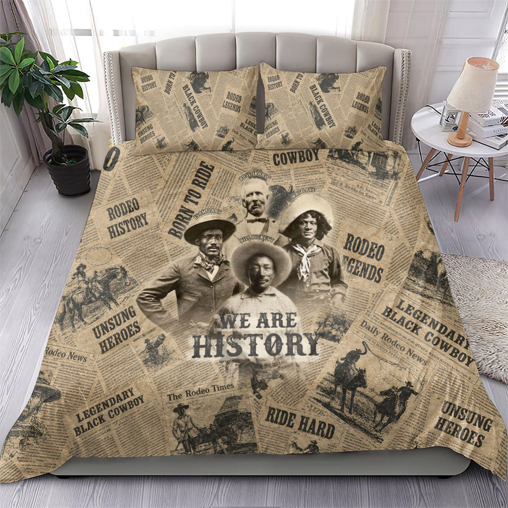 Black Cowboy Bedding Set Western Rodeo Melanin Black History