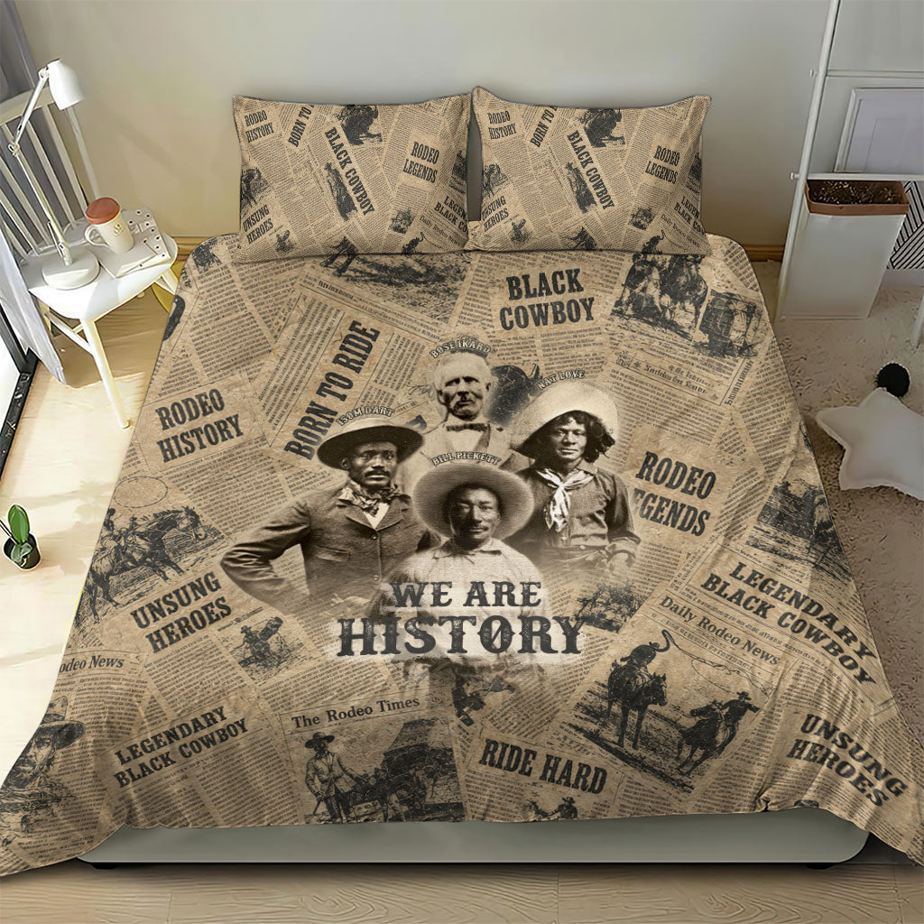 Black Cowboy Bedding Set Western Rodeo Melanin Black History