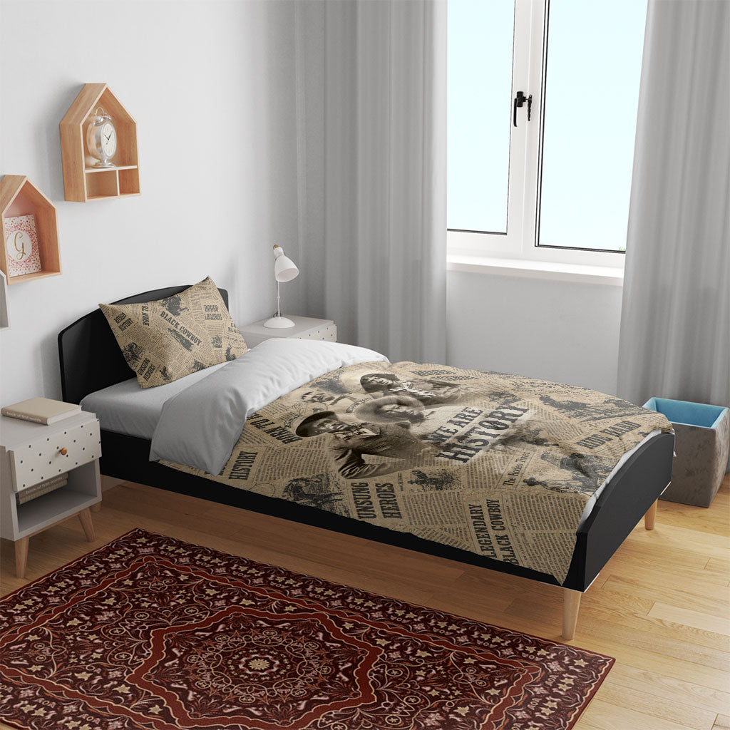 Black Cowboy Bedding Set Western Rodeo Melanin Black History