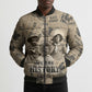 Black Cowboy Bomber Puffer Jacket Western Rodeo Melanin Black History