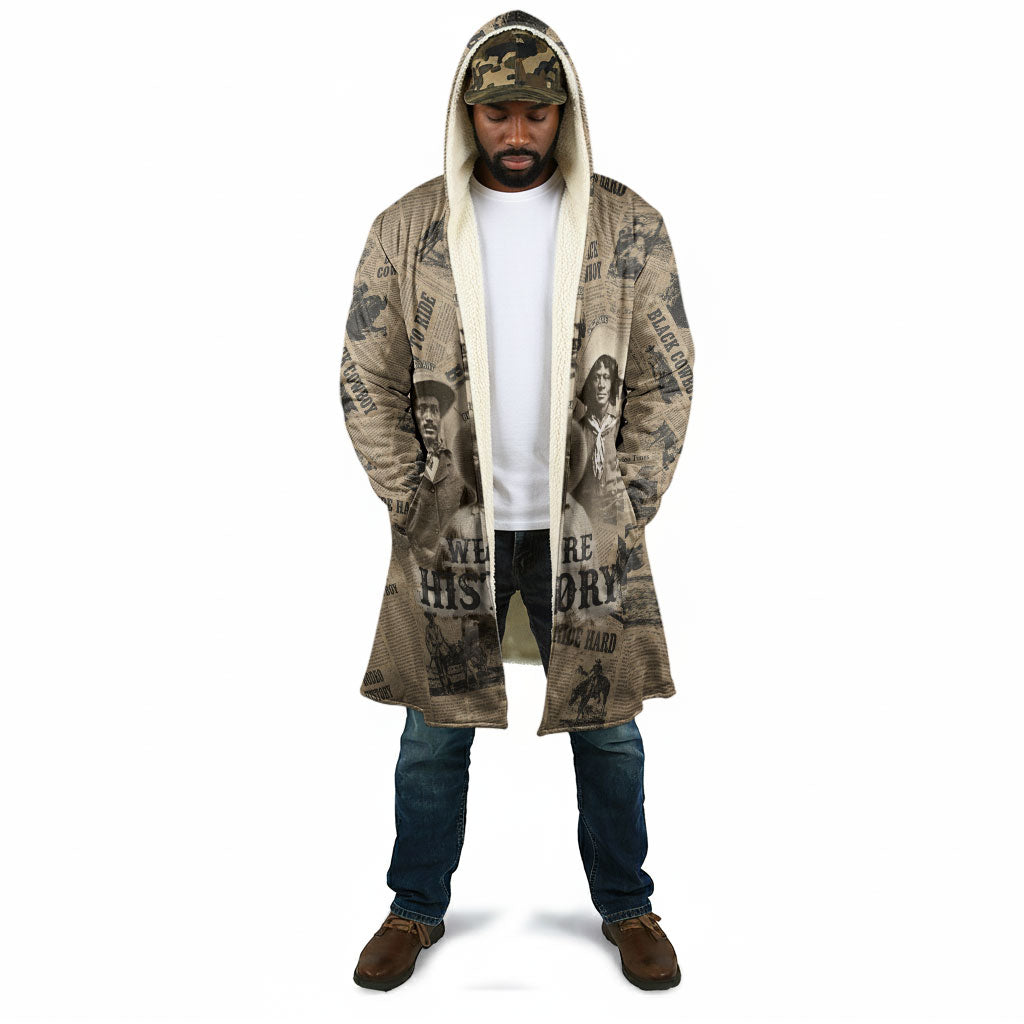 Black Cowboy Cloak Western Rodeo Melanin Black History