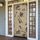 Black Cowboy Door Cover Western Rodeo Melanin Black History