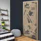 Black Cowboy Door Cover Western Rodeo Melanin Black History