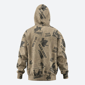 Black Cowboy Hoodie Western Rodeo Melanin Black History