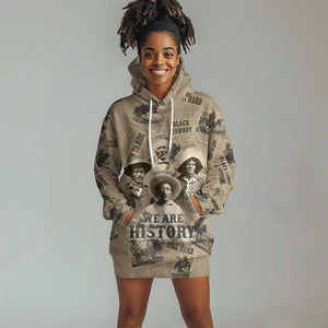 Black Cowboy Hoodie Dress Western Rodeo Melanin Black History