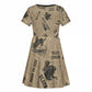 Black Cowboy Kid Short Sleeve Dress Western Rodeo Melanin Black History