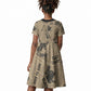 Black Cowboy Kid Short Sleeve Dress Western Rodeo Melanin Black History
