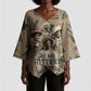 Black Cowboy Kimono Sleeve Blouse Western Rodeo Melanin Black History