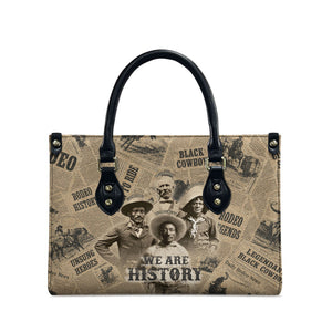 Black Cowboy Leather Bag Western Rodeo Melanin Black History