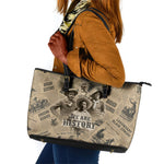 Black Cowboy Leather Tote Bag Western Rodeo Melanin Black History