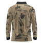 Black Cowboy Long Sleeve Polo Shirt Western Rodeo Melanin Black History