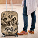 Black Cowboy Luggage Cover Western Rodeo Melanin Black History