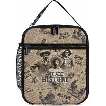 Black Cowboy Lunch Bag Western Rodeo Melanin Black History
