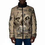 Black Cowboy Padded Jacket Western Rodeo Melanin Black History