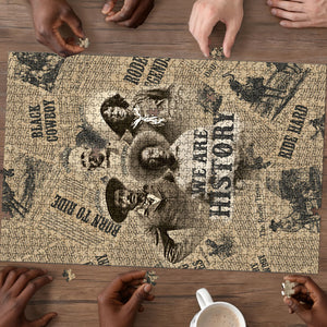 Black Cowboy Puzzle Western Rodeo Melanin Black History