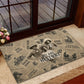 Black Cowboy Rubber Doormat Western Rodeo Melanin Black History