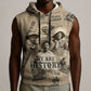 Black Cowboy Sleeveless Hoodie Western Rodeo Melanin Black History