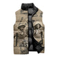 Black Cowboy Sleeveless Puffer Jacket Western Rodeo Melanin Black History