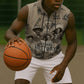 Black Cowboy Sleeveless Zip Hoodie Western Rodeo Melanin Black History