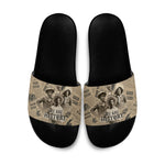 Black Cowboy Slide Sandals Western Rodeo Melanin Black History
