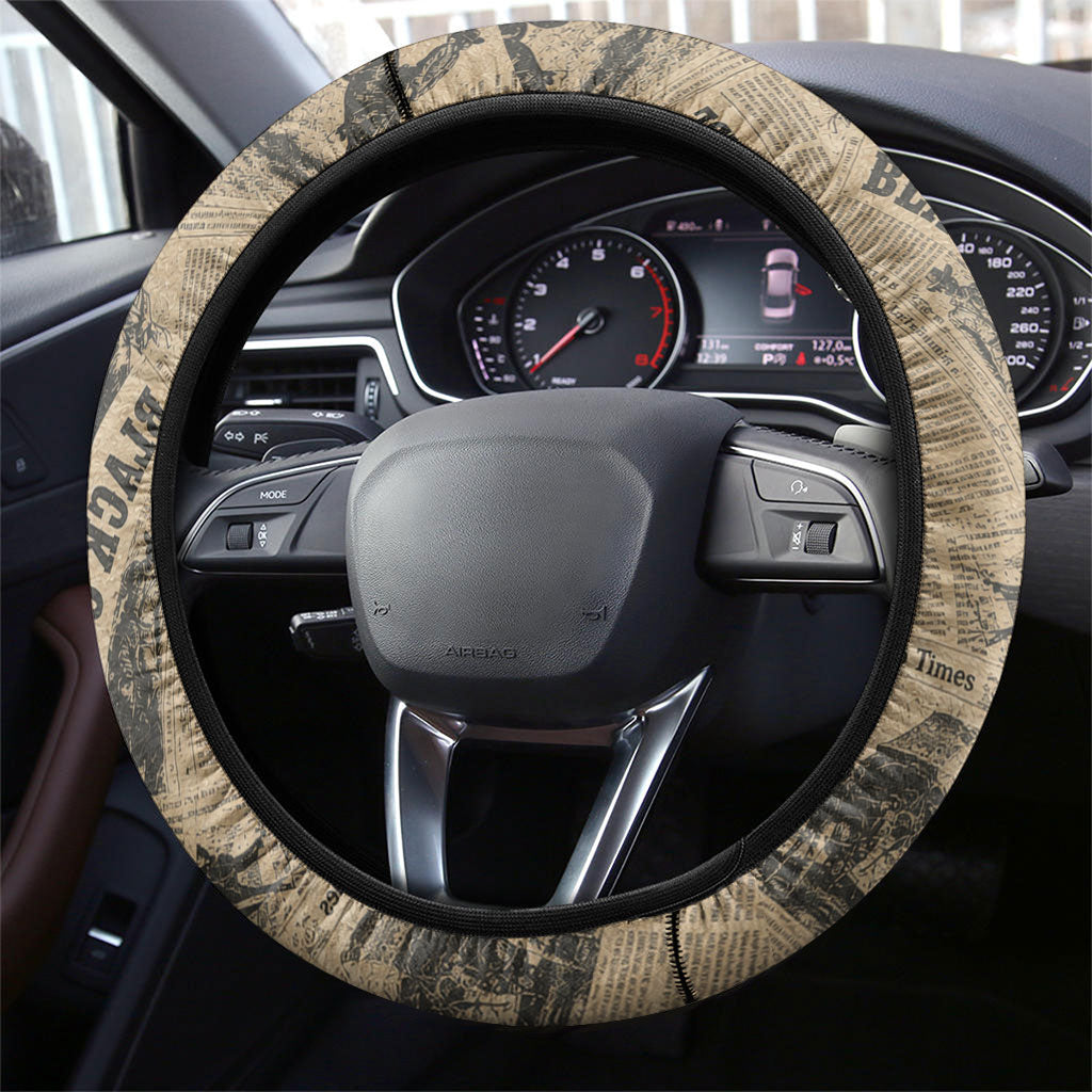 Black Cowboy Steering Wheel Cover Western Rodeo Melanin Black History