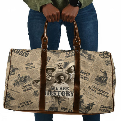 Black Cowboy Travel Bag Western Rodeo Melanin Black History