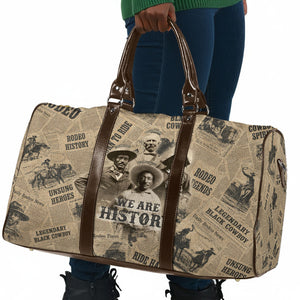 Black Cowboy Travel Bag Western Rodeo Melanin Black History