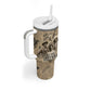 Black Cowboy Tumbler With Handle Western Rodeo Melanin Black History