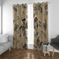 Black Cowboy Window Curtain Western Rodeo Melanin Black History