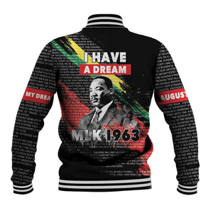 MLK Honoring The Legacy Baseball Jacket Black Version