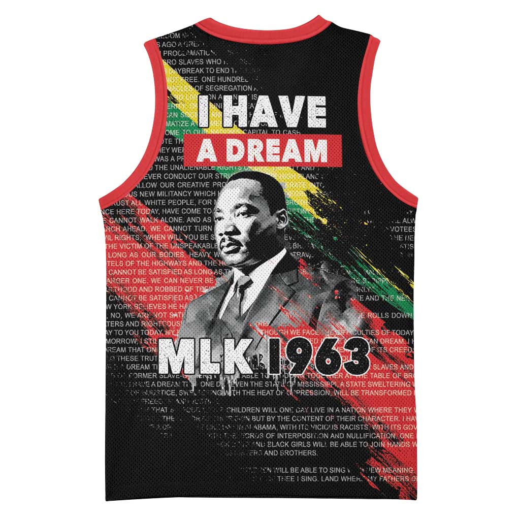 MLK Honoring The Legacy Basketball Jersey Black Version LT05