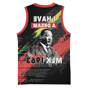 MLK Honoring The Legacy Basketball Jersey Black Version - African Pride