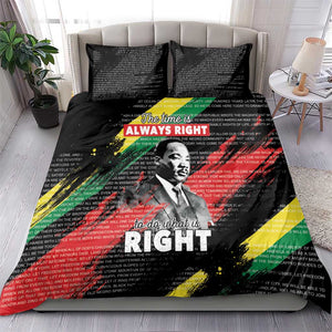 MLK Honoring The Legacy Bedding Set Black Version