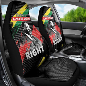 MLK Honoring The Legacy Car Seat Cover Black Version