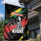 MLK Honoring The Legacy Garden Flag Black Version