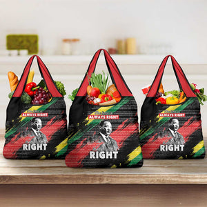 MLK Honoring The Legacy Grocery Bag Black Version