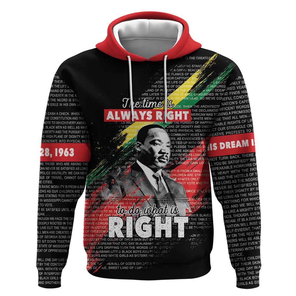 MLK Honoring The Legacy Hoodie Black Version