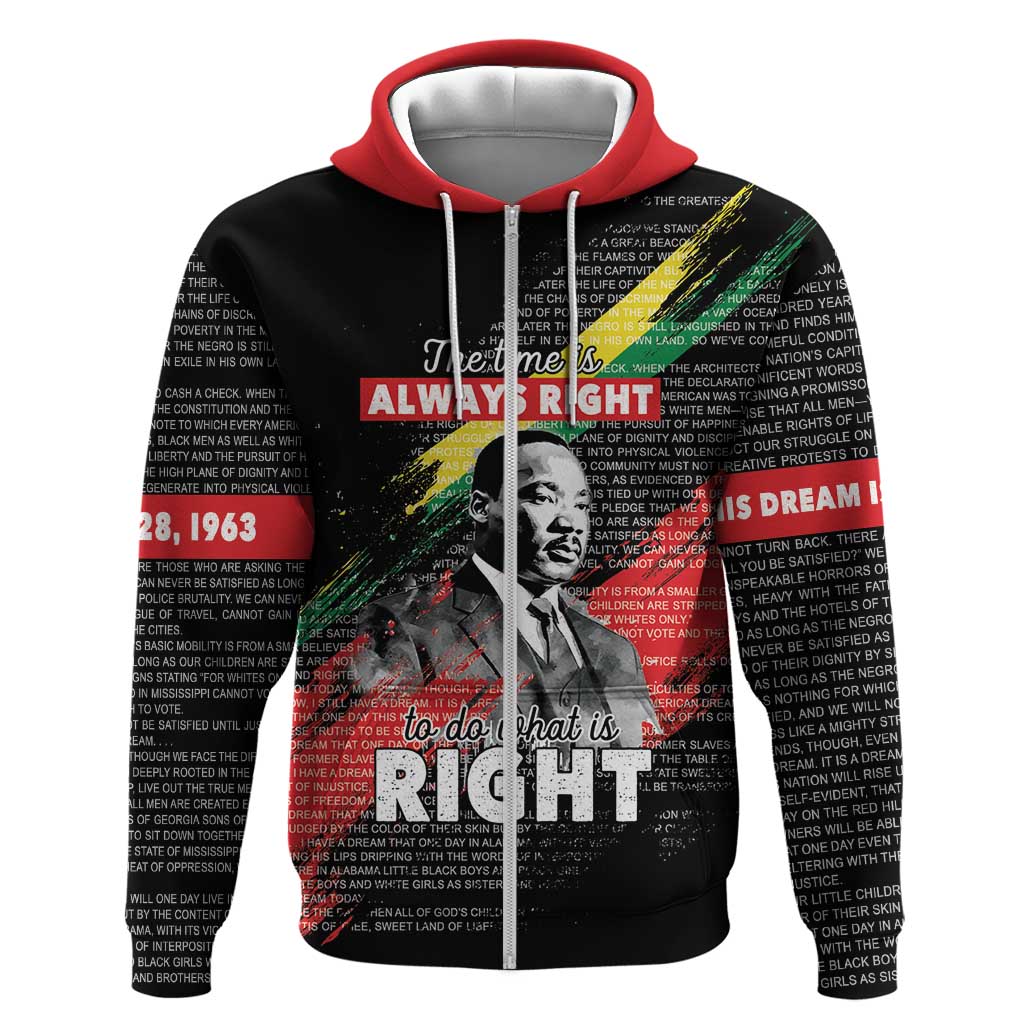 MLK Honoring The Legacy Hoodie Black Version