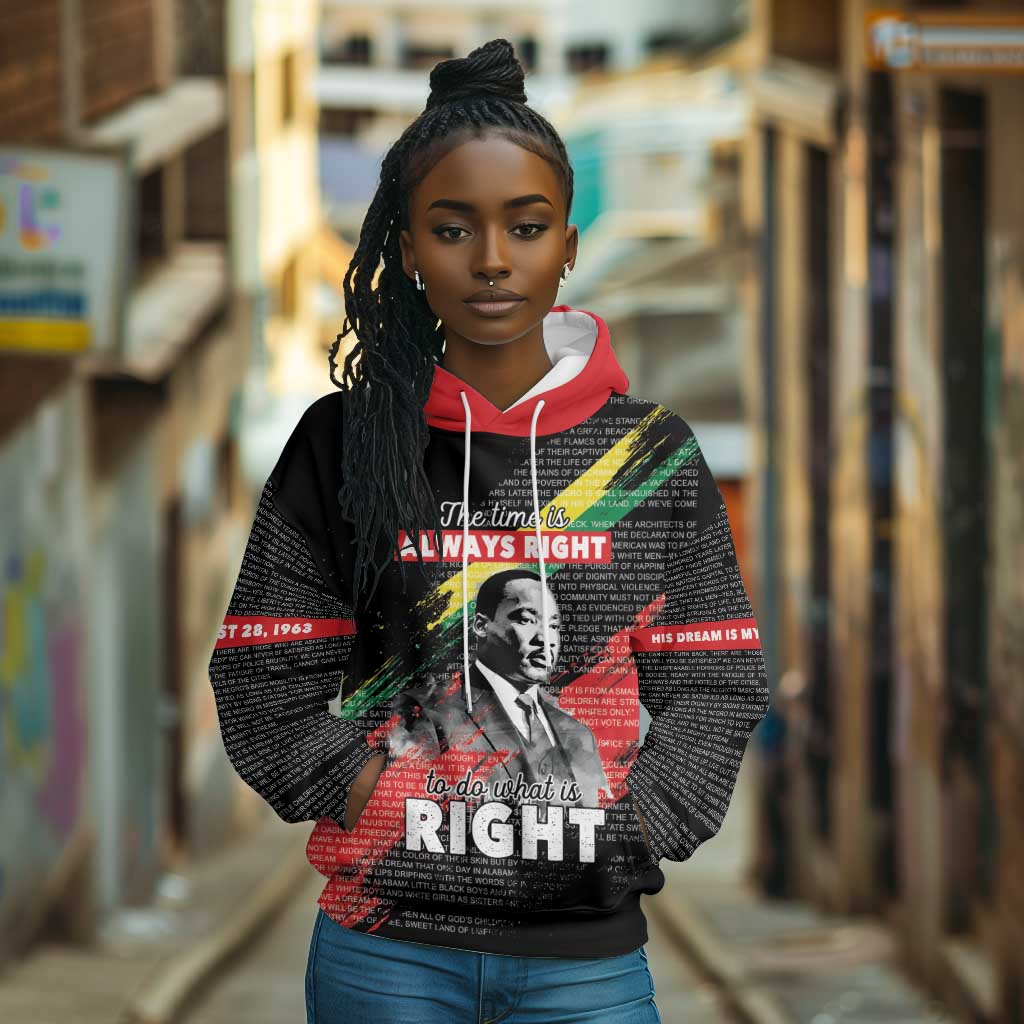 MLK Honoring The Legacy Hoodie Black Version