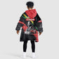 MLK Honoring The Legacy Kid Wearable Blanket Hoodie Black Version