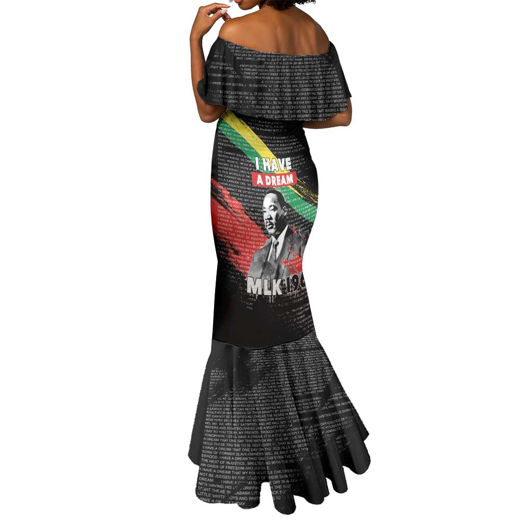 MLK Honoring The Legacy Mermaid Dress Black Version