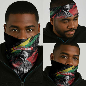 MLK Honoring The Legacy Neck Gaiter Black Version LT05