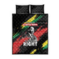 MLK Honoring The Legacy Quilt Bed Set Black Version