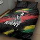 MLK Honoring The Legacy Quilt Bed Set Black Version