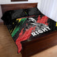 MLK Honoring The Legacy Quilt Bed Set Black Version