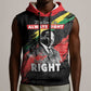 MLK Honoring The Legacy Sleeveless Hoodie Black Version - African Pride
